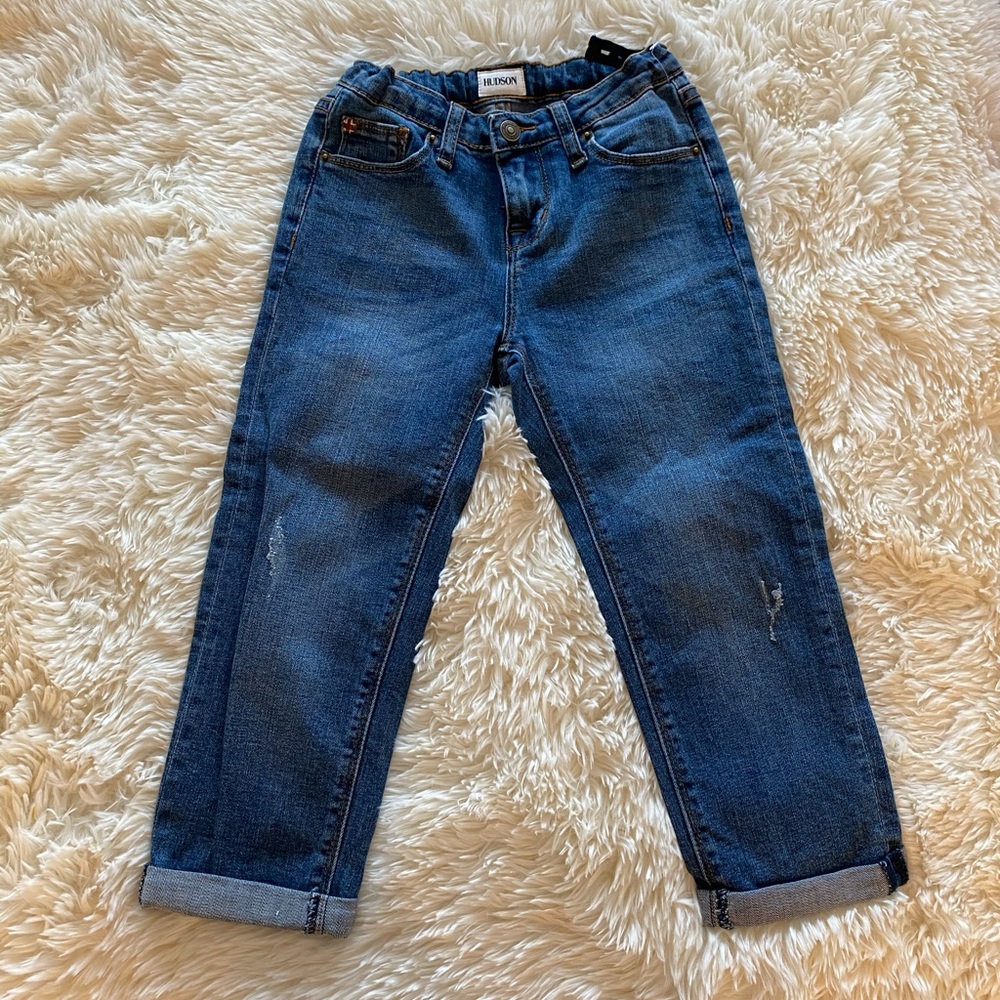 Hudson denim cuffed. Like new.